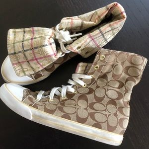 Coach High Top Converse Shoes